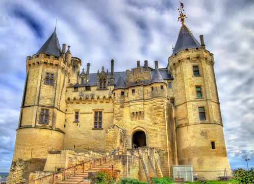 Chateau de Saumur in the Loire Valley, France