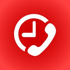 phone icon stock vector illustration flat design