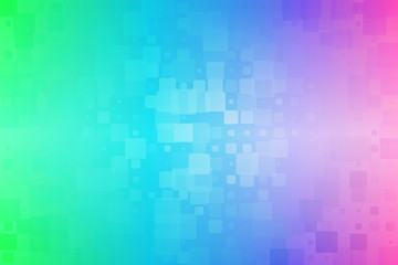 Green blue pink glowing various tiles background