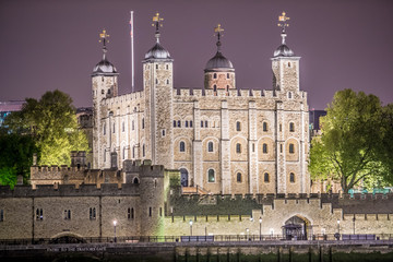 The Tower of London by night