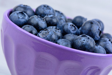 Blueberries in a bowl