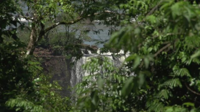 Iguazu waterfalls,  viewed from Brazil