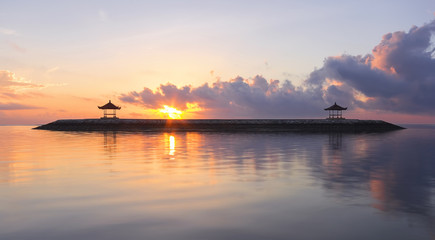 Karang Beach, Sanur, Bali, Indonesia with beautiful scenery