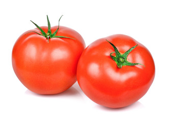 Tomato isolated on the white background