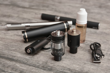E - cigarette for vaping , technical devices  