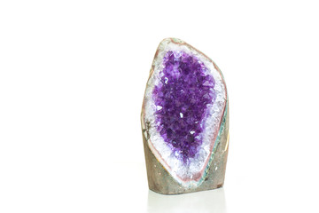 Amethyst crystal a semiprecious gem