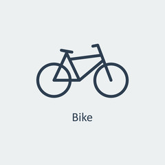 Bike icon. Vector