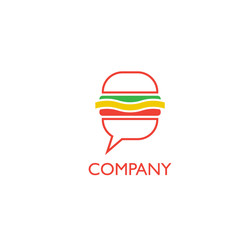 Eat, food delivery or restoraunt logo