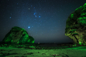 勝浦 鵜原自然郷冬の星空