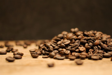 Roasted coffee beans