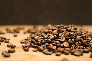 Roasted coffee beans