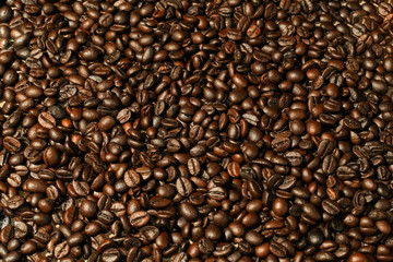 Roasted coffee beans