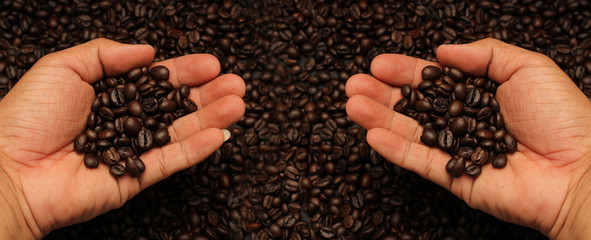 roasted coffee beans