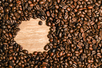 Roasted coffee beans