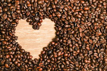 Roasted coffee beans