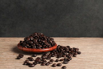 Roasted coffee beans