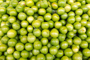 Green plums