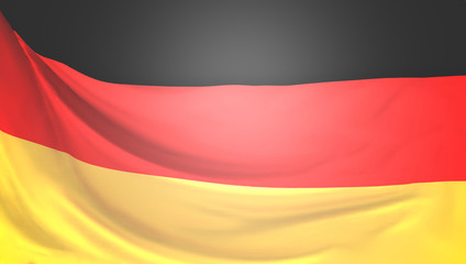 Obraz premium flag of Germany background 3d rendering