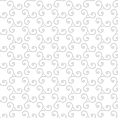 Seamless vector ornament. Modern light background. Geometric modern pattern