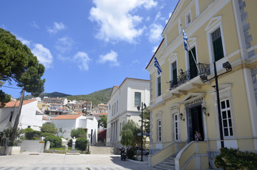 Fototapeta na wymiar Ano Vathy- Vieille Ville (Samos)
