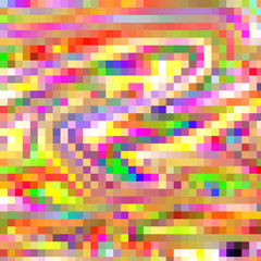 Retro pattern of geometric shapes. Colorful mosaic banner. Geometric  retro background