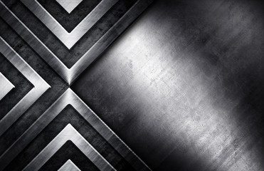 abstract metal template background - obrazy, fototapety, plakaty