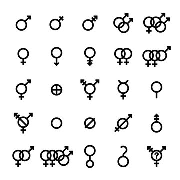 geschlechter symbole I