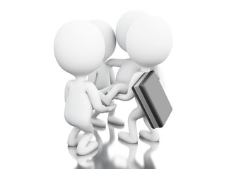 3d team work. Business concept.