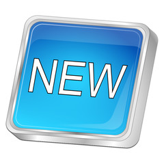 New Button - 3D illustration