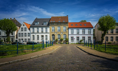 Fototapeta na wymiar Wohnen in Friedrichstadt