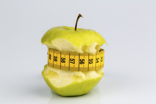 apple on with tape measure