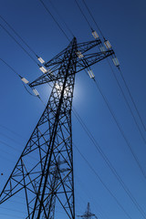 pylon against the light