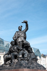 Russia, Vladivostok, April 7: Monument to the Fighters for the Power of Soviets in the Far East