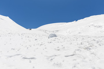 snow wall at Tateyama, Japan