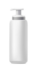 White bottle with dispenser