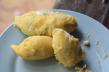 Rambutan and durian are delicious Thai fruits.
