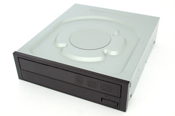 Fototapeta premium CD - DVD drive with a black cap.