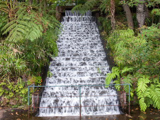  Monte Palace Tropican Garden in Funchal on  Madeira, Portugal.