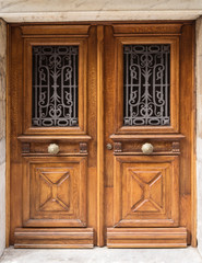 old oak doors