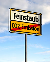 Obraz premium Feinstaub