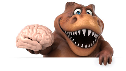 Fun Trex - 3D Illustration © Julien Tromeur