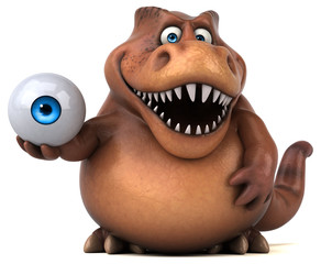 Fun Trex - 3D Illustration © Julien Tromeur