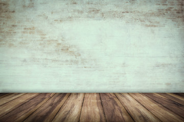 Old interior with brick wall