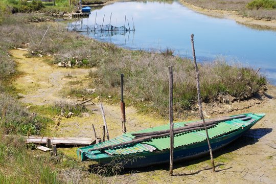 Barca di Laguna a Lio Piccolo 