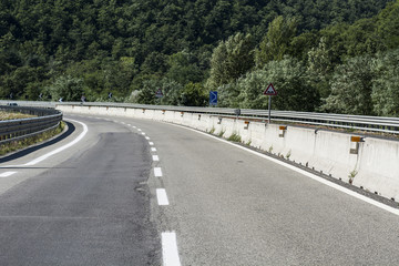 Highway in Tuscany