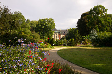Obraz premium Schlossgarten, Schloss Münster