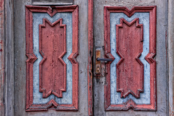 Patterns Of An Old Estonian Door