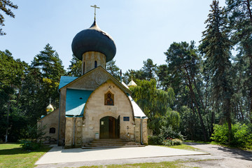 Fototapeta na wymiar Little church in Ukraine