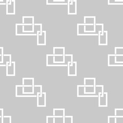 Geometric seamless pattern. Abstract background with square shape elements