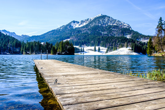 spitzingsee lake in bavaria